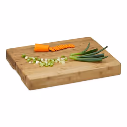 Relaxdays 10020239, Rectangulaire, Bambou, Bambou, Monochromatique, 450 mm, 350 mm