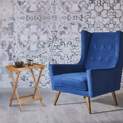 Relaxdays - Table plateau de service tablette pliable bambou