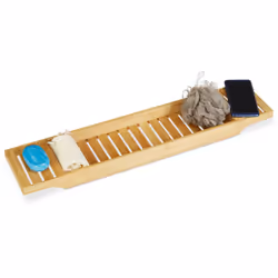 Ce pont de baignoire convient pour la plupart des baignoires du commerce. Les bords épurés s’assurent du bon maintient sur le ...