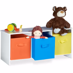 Ce banc de rangement pour enfants vous permet de mettre un peu d'ordre dans la chambre d'enfants. Les meubles de la collectio ...