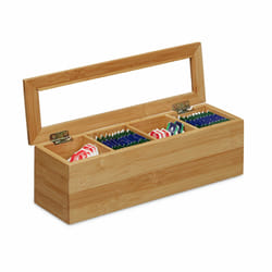 Relaxdays 10020542 coffret à thé