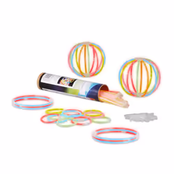 Relaxdays 10020583, Bleu, Vert, Orange, Rouge, Blanc, Jaune, Plastique, 200 mm, 100 pièce(s)