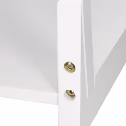 Porte-serviettes Portant Range-Serviettes Bain Valet de Chambre Chaise de Lit sdb Bambou 133x40x42cm, Blanc - Relaxdays - Vue supplémentaire 4
