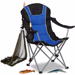 Soyez assis confortablement grâce aux accoudoirs, au dossier inclinable et à l’assise rembourrée de cette chaise de jardin. O ...