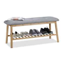 Relaxdays 4052025215439 Organisateur pour chaussures Ouvert Marron, Gris