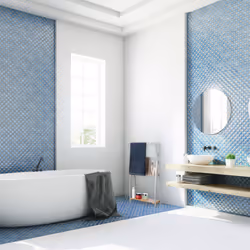 Relaxdays Porte-Serviettes Sur Pied Design X 2 Étagères Support Serviettes de Bain SDB 93x46x20cm, Bambou+Acier, Nature