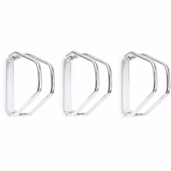 Ce range vélo en lot de 3 peut être fixé au mur. Faites glisser votre vélo dans ce râtelier et il se tient fermement et en to ...