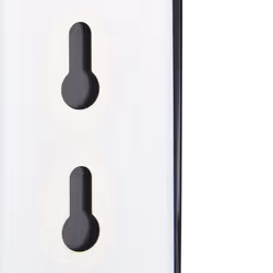 Relaxdays - Porte brosse wc support brosse toilettes mural argenté réfléchissant HxlxP: 38,5 x 8 x 8 cm, argent/noir - Vue supplémentaire 7