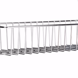 Relaxdays Organiseur de porte étagère de porte salle de bain cuisine à suspendre rangement mural chrome HxlxP: 112 x 45 x 23 cm, argent - Vue supplémentaire 6