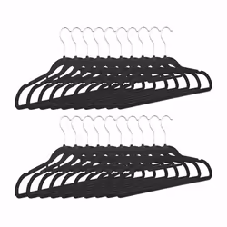 Relaxdays 4052025218232, Fer, Plastique, Velours, Noir, Argent, 1 pièce(s), 415 mm, 6 mm, 225 mm
