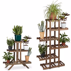 Les escaliers pour fleurs créent enfin l'espace pour présenter vos fleurs préférées de manière décorative. Fleurs colorées, h ...