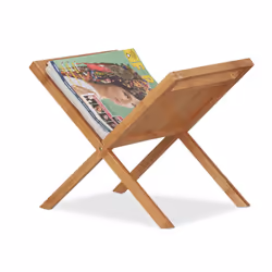 Rangez nettement vos journaux, magazines et catalogues avec ce porte-journaux décoratif en bambou. Parce qu’il prend peu de p ...