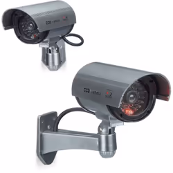 Renforcer la sécurité de votre intérieur et à l'extérieur de votre maison avec cette caméra de surveillance factice qui donne ...