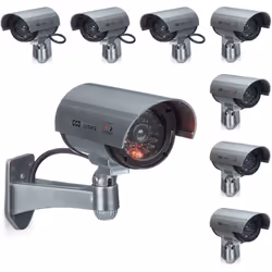 Renforcer la sécurité de votre intérieur et à l'extérieur de votre maison avec cette caméra de surveillance factice qui donne ...