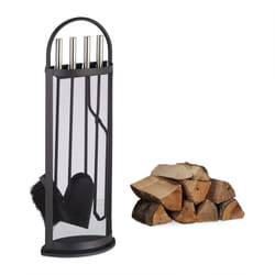 Relaxdays 4052025222918 Ustensile de cheminée Ensemble outils d cheminée 4 pièce(s)