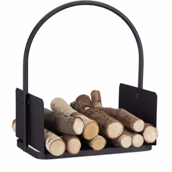 Ce panier à bois de cheminée est idéal pour le stockage de bois de chauffage pour votre cheminée ou poêle. Ce porte-bûches di ...