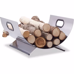 Ce panier de bois de cheminée est idéal pour le stockage de bois de chauffage pour votre cheminée ou poêle. Ce porte-bûches d ...