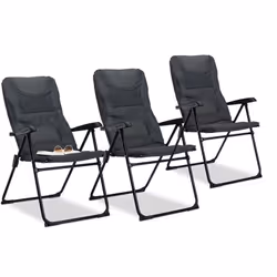 Ces fauteuils de camping rembourrés séduisent par leur confort et leur flexibilité. Soyez assis confortablement grâce aux acc ...
