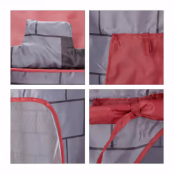 Relaxdays Tente enfant intérieur Chevalier Château tente de jeu extérieur 3 ans HxlxP: 125 x 105 x 105 cm, gris - Vue supplémentaire 4