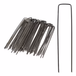 Relaxdays 4052025228309, Piquet, Acier, Noir, 3 mm, 15 mm, 11 g