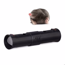 Relaxdays Piège à taupe tunnel piège vivant défense animale lutte anti taupe piège tube plastique 2 ouvertures noir