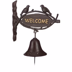 Votre hall d’entrée peut tolérer un peu de charme décoratif ? Alors la cloche de porte en fonte représente le parfait candida ...