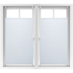 Relaxdays - Store vénitien sans perçage, lot de 2, volet fenêtre, laisse passer la lumière, l x h : env. 90 x 210 cm, blanc