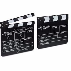 Ce clapet de cinéma dans le style Hollywood en lot de 2 sera un objet indispensable pendant votre prochaine soirée film entre ...