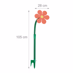 Relaxdays 10023168 arroseur Plastique Vert, Rouge, Jaune