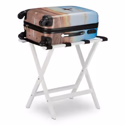 Relaxdays 4052025232580, 1 étagères, Plastique, Bambou, Noir, Blanc, 40 kg, 535 mm