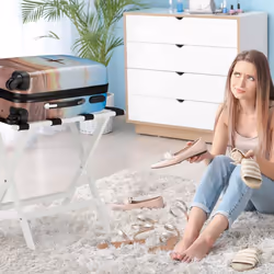Relaxdays 4052025232580 étagère fonctionnelle Plastique Bambou Noir, Blanc