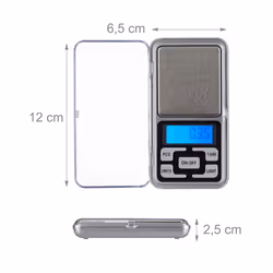 Relaxdays 4052025236229 balance de précision Argent 200 g 0,01 g ct, g, gn, once - Vue supplémentaire 5