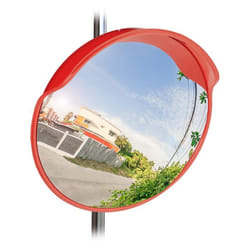 Relaxdays Miroir de circulation 60 cm professionnel résistant aux intempéries intérieur-extérieur fixation incluse