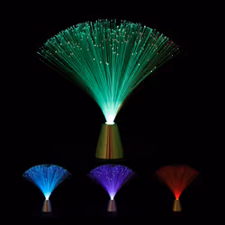 Vous aimez le style rétro des années 80 ? Alors faîtes un bond dans le temps grâce à cette lampe à fibre optique ! La lampe d ...