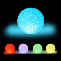Laissezvous enchanter par les belles ampoules colorées de cette boule lumineuse. Laboule LED change constamment de couleur en ...