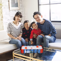 Relaxdays 10024098 table de air hockey Table de hockey sur coussin d'air Adulte Multicolore