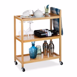Relaxdays 10024182, Rectangulaire, Bambou, Bambou, 580 mm, 300 mm, 765 mm