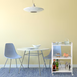 Desserte de Cuisine Bambou blanc, 3 étages, chariot de service, Roulettes, îlot, 80,5 x 51 x 30 cm, blanc - Relaxdays