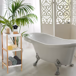 Relaxdays 10024234 étagère murale de salle de bain
