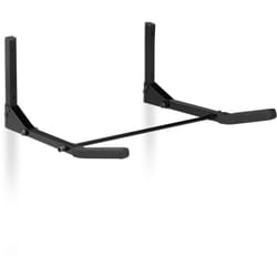 Relaxdays Support mural pour vélos, pliable, Accroche vélos, charge de 30 kg, Porte- vélos HxlxP 19,5 x 44 x 47 cm noir