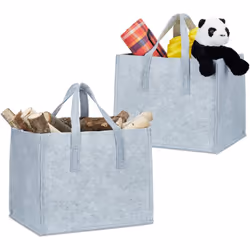 Ce panier en feutre trouvera sa place dans de nombreuses pièces : panier à linge dans la salle de bain, porte-journaux dans l ...