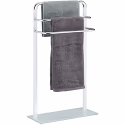 Ce porte-serviettes sur pied vous permet de toujours avoir vos serviettes de bain ou torchons de cuisine à portée de main. Le ...