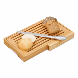 Relaxdays 4052025246129, Rectangulaire, Bambou, Naturel, Produits de panification, Monochromatique, 400 mm
