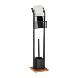 Relaxdays 10024628 Support et brosse pour toilettes