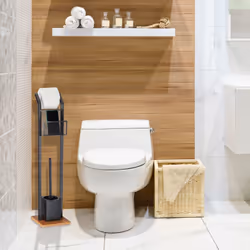 Relaxdays 10024628 Support et brosse pour toilettes