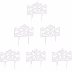 Cette bordure de jardin composée de 6 éléments est très décorative et vous permet de délimiter vos massif de fleurs, potager  ...