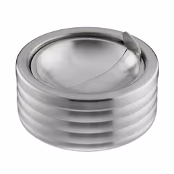 Relaxdays 10025043, Ovale, Acier inoxydable, Acier inoxydable, 115 mm, 55 mm, 160 g