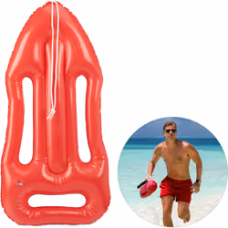Jouez les sauveteurs en mer avec la bouée gonflable. Cet accessoire pour déguisement amusant rend votre costume pour le carna ...
