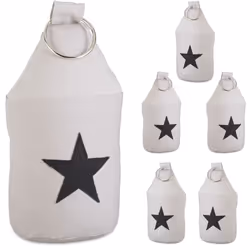 Ce butoir de porte original en lot de 6 est idéal pour éviter les portes qui claquent sans cesse de manière accidentelle ou c ...