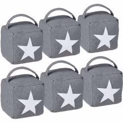 Ce butoir de porte original en lot de 6 est idéal pour éviter les portes qui claquent sans cesse de manière accidentelle ou c ...